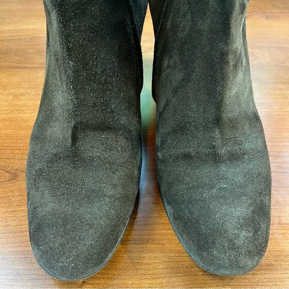 Robert Clergerie Green Suede Boots Sz 10 - Picture 14 of 15